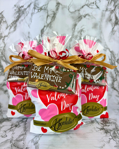 Valentine's Day Treat Bag with Business Card