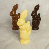 Bunny on Egg - White Chocolate