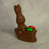 Bunny Pushing Cart - Milk Chocolate