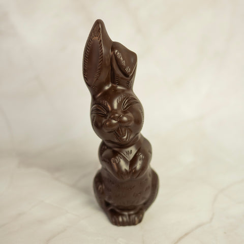 Smiling Boy Bunny - Dark Chocolate