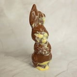 Smiling Boy Bunny - Marbled Chocolate