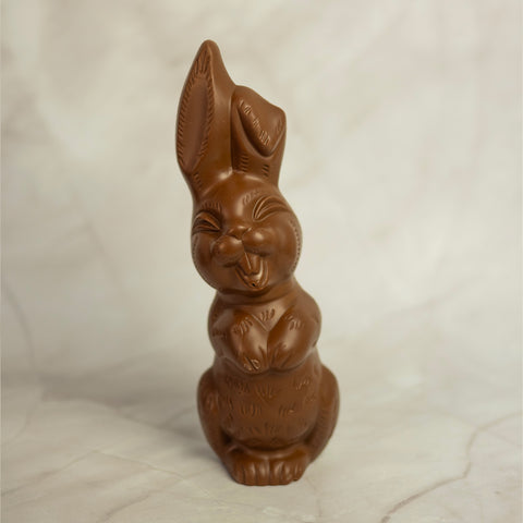 Smiling Boy Bunny - Milk Chocolate