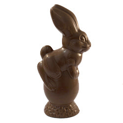 Bunny on Egg - dark chocolate