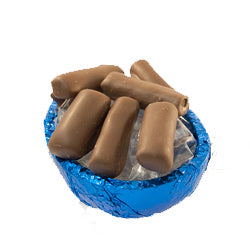 Half Traditional Licorice Egg - milk chocolate