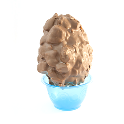 Chunky Honeycomb Egg - milk chocolate